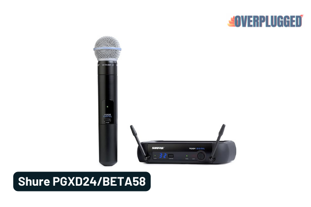Wireless microphone for stage performance